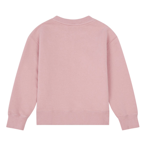 Hundred Pieces - Organic Cotton 80’s Sweatshirt – Power Pink- Girlsfashion - Beschikbaar vanaf 4 jaar tot 10 jaar - Verkrijgbaar bij Little Fashion Addict