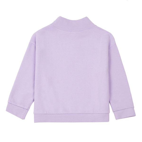 Hundred Pieces - Boombox Organic Cotton Sweatshirt - Kleur: Paars - Girlsfashion - Beschikbaar vanaf 4 jaar tot 10 jaar - Verkrijgbaar bij Little Fashion Addict