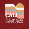 Hundred Pieces - Dark Red - Cali Karma Sweatshirt/Hoodie - Jongensmode - Herfst- en Wintercollectie 2022 - Kleur: Donkerrood - Verkrijgbaar bij Littlefashionaddict.com vanaf 4 jaar tot 12 jaar