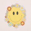 Hundred Pieces - Organic Cotton FlowerSmile T-shirt - Kleur: Lichtroze  - Meisjesmode - Zomercollectie 2023 - Verkrijgbaar bij Littlefashionaddict.com