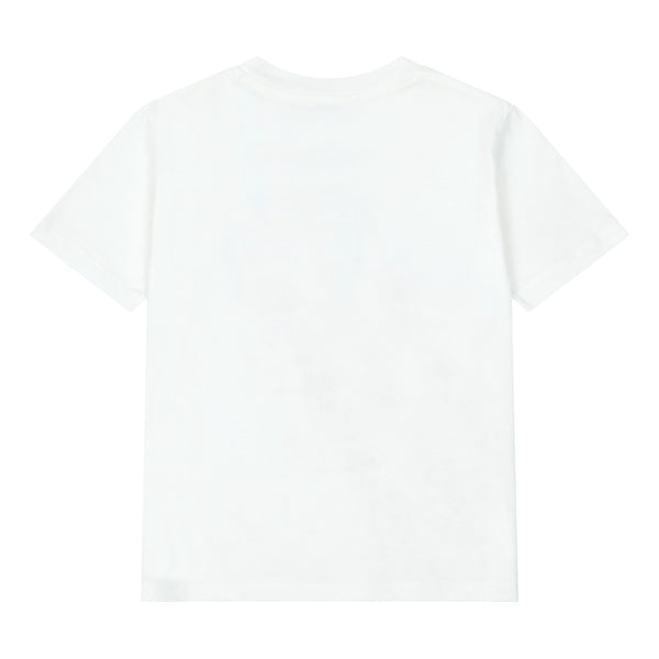 Hundred Pieces - Organic Cotton Soulmates T-shirt - Kleur: Off White - Jongensmode - Zomercollectie 2023 - Verkrijgbaar bij Littlefashionaddict.com