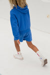 Hundred Pieces - Organic Cotton Shorts voor jongens - Kleur: Azuurblauw - Jongensmode - Zomercollectie 2023 - Verkrijgbaar bij Littlefashionaddict.com