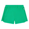 Hundred Pieces - Organic Cotton Ribbed Shorts voor meisjes - Kleur: Groen - Meisjesmode - Zomercollectie 2023 - Verkrijgbaar bij Littlefashionaddict.com