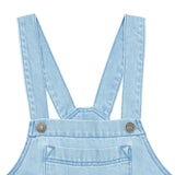 Hundred Pieces - Denim Overalls - Lichtblauwe jeans playsuit voor meisjes - Meisjesmode - Zomercollectie 2023 - Verkrijgbaar bij Littlefashionaddict.com