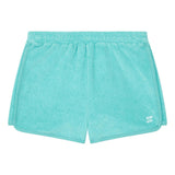 Hundred Pieces - Organic Terry Cloth Shorts voor meisjes - Kleur: Turquoise - Meisjesmode - Zomercollectie 2023 - Verkrijgbaar bij Littlefashionaddict.com