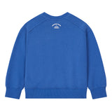 Hundred Pieces - Organic Cotton Shobu Happy Sweatshirt - Kleur: Azure Blue - Sweater voor jongens - Zomercollectie 2023 - Jongensmode - Verkrijgbaar bij Littlefashionaddict.com