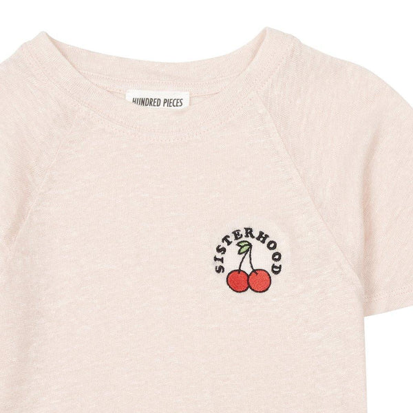 Little Fashion Addict - Hundred Pieces Linnen T-shirt met kersen