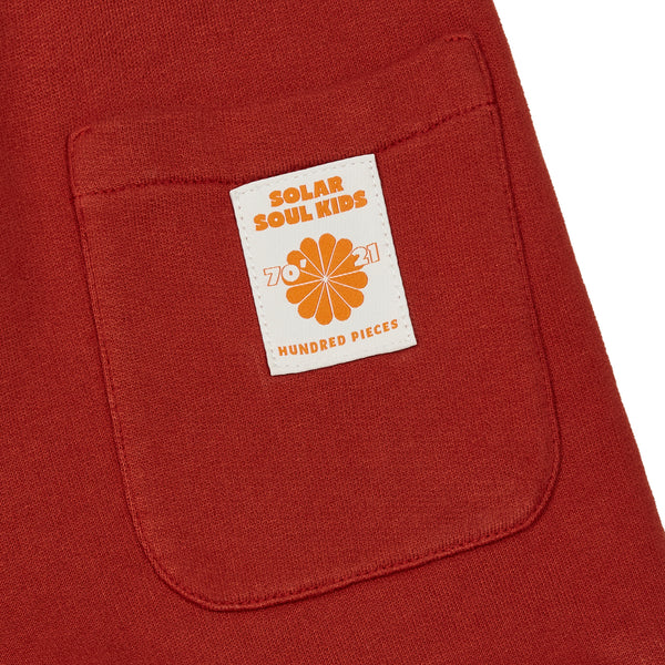 Hundred Pieces - Organic Cotton Shorts - Jongensmode - Zomercollectie 2022 - Kleur: Orange - Verkrijgbaar bij Littlefashionaddict.com
