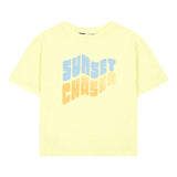 Hundred Pieces - MC Organic Cotton T-shirt - Kleur: Lemon Yellow - Jongensmode - Zomercollectie 2022 - Verkrijgbaar bij Littlefashionaddict.com