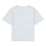Hundred Pieces - Organic Cotton T-shirt - Vintage Print: Hasta La Vista - Kleur: Light Eather Grey - Jongensmode - Zomercollectie 2022 - Verkrijgbaar bij Littlefashionaddict.com