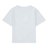 Hundred Pieces - Organic Cotton T-shirt - Vintage Print: Hasta La Vista - Kleur: Light Eather Grey - Jongensmode - Zomercollectie 2022 - Verkrijgbaar bij Littlefashionaddict.com