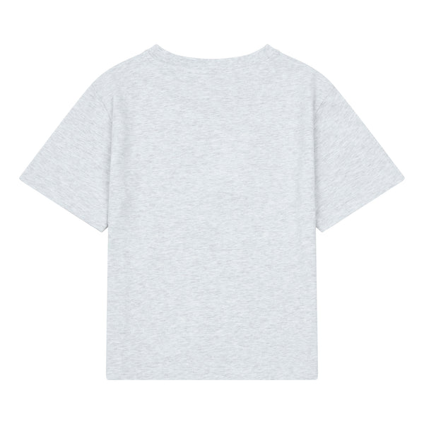 Hundred Pieces - Organic Cotton T-shirt - Vintage Print: Hasta La Vista - Kleur: Light Eather Grey - Jongensmode - Zomercollectie 2022 - Verkrijgbaar bij Littlefashionaddict.com