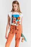 Little Fashion Addict - INDEE - T-shirt voor meisjes vanaf 8 jaar - Janeiro hot 