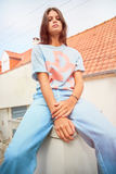 INDEE - Belgisch modemerk - Las Vegas Square T-shirt Blue - Fashion for Girls - verkrijgbaar bij littlefashionaddict.com