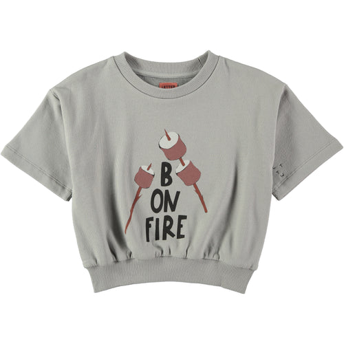 Letter To The World - Keid Sweatshirt - Lichtgrijze t-shirt - Voor jongens - Zomercollectie 2023 - Verkrijgbaar bij Littlefashionaddict.com