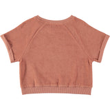 Letter To The World - Petra Sweatshirt - T-shirt met korte mouwen in het terracotta en print van een schelp - Voor meisjes - Zomercollectie 2023 - Verkrijgbaar bij Littlefashionaddict.com