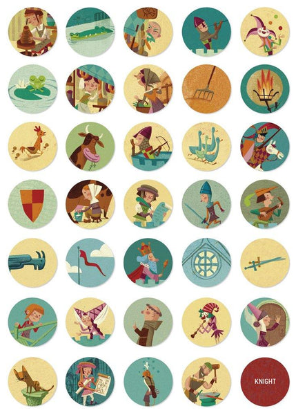 Londji Kinderpuzzel - Puzzel 100 stukken - Go To The Medieval Times - Voor kids vanaf 5 jaar - Verkrijgbaar bij Littlefashionaddict.com