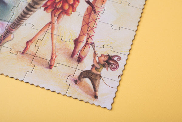 Londji Kinderpuzzel - Puzzel 100 stukken - Je Suis Ballerine - Voor kinderen vanaf 5 jaar - Verkrijgbaar bij Littlefashionaddict.com