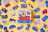 Londji  Kinderpuzzel - Set van 4 puzzels - Discover The Treasure - Voor kids vanaf 3 jaar - Verkrijgbaar bij Littlefashionaddict.com