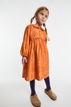 Littlefashionaddict.com - Maison Tadaboum - Louisiana Dress - Meisjesmode - oranje jurkje - Beschikbaar vanaf 2 jaar tot en met 8 jaar bij Littlefashionaddict.com