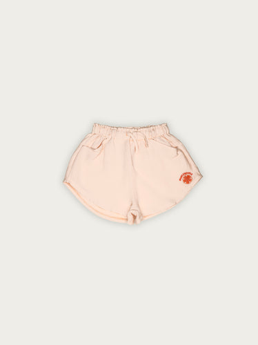 Littlefashionaddict.com - Maison Tadaboum - Paul Short - Voor meisjes - Lichtroze short - Beschikbaar vanaf 2 jaar tot en met 8 jaar bij Littlefashionaddict.com