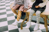 Little Fashion Addict - Mama's Feet - Broekkousen polka dot grey sfeerfoto