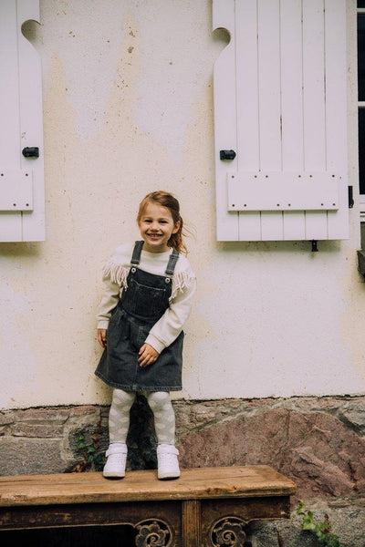 Little Fashion Addict - Mama's Feet - Broekkousen polka dot grey sfeerfoto