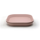 Little Fashion Addict - Mushie - Set van 2 vierkante borden - Blush