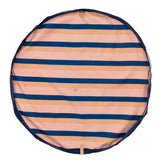 Play & Go Outdoor Speelmat/Opbergzak - Print: Mokka Stripes - verkrijgbaar bij littlefashionaddict.com