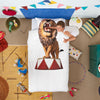Snurk Beddengoed - Dekbedset met fotoprint van een speelgoed leeuw - Voor kids - Voor éénpersoonsbed - Verkrijgbaar bij Little Fashion Addict