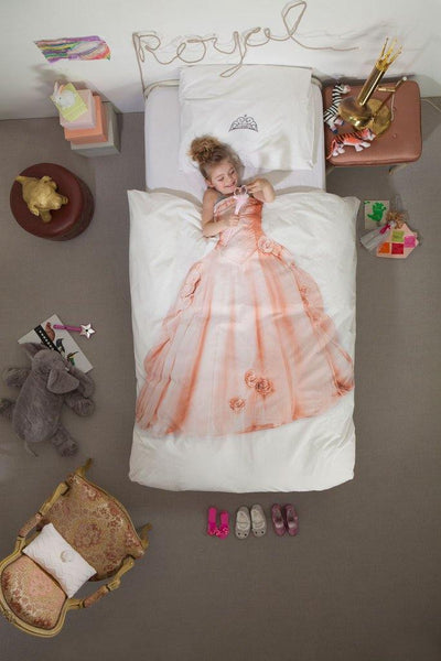 Little Fashion Addict - Snurk Beddengoed - Princess Pink - Dekbedset voor 1 persoon