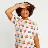 Snurk - Rainbow Cake T-shirt Kids - Voor jongens en meisjes - Beschikbaar vanaf maat 92 tot 164 - Verkrijgbaar bij Littlefashionaddict.com