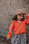 Little Fashion Addict - Sproet & Sprout – Anorak Hoody in het Poppy Red - voor meisjes - Collectie: Camp Nowhere verkrijgbaar bij Littlefashionaddict.com