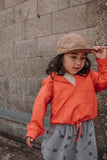 Little Fashion Addict - Sproet & Sprout – Anorak Hoody in het Poppy Red - voor meisjes - Collectie: Camp Nowhere verkrijgbaar bij Littlefashionaddict.com
