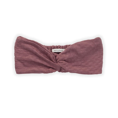 Little Fashion Addict - Sproet & Sprout – Turban Headband Orchid - Kleur: Orchid - Collectie: Camp Nowhere verkrijgbaar bij Littlefashionaddict.com