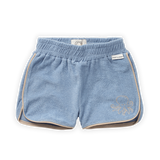 Little Fashion Addict - Sproet & Sprout – Sport Shorts Octopus - Kleur: Lichtblauw - Voor jongens - Jongensmode - Collectie: Tuscan Holiday at Nonna's - verkrijgbaar bij Littlefashionaddict.com