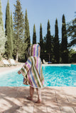 Littlefashionaddict - Sproet & Sprout - SS23 - Bath cape block stripe - Kleur: Multicolour - Voor jongens en meisjes - Jongens- en meisjesmode - Vanaf 4 tot 10 jaar in stock en verkrijgbaar bij littlefashionaddict.com