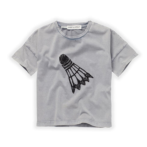 Little Fashion Addict - Sproet & Sprout – T-shirt Shuttle Stone Grey unisex - voor jongens en meisjes- Collectie: Camp Nowhere verkrijgbaar bij Littlefashionaddict.com