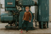 Sproet & Sprout - Collectie: The Quirky Bunch of Misfits –  Sweatshirt Arty Farty in de kleur: Mustard – voor jongens - Verkrijgbaar bij Little Fashion Addict