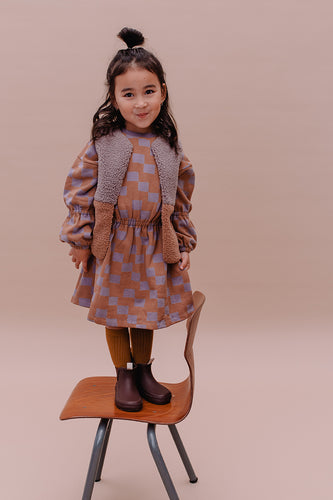 Littlefashionaddict - Sproet & Sprout - AW22 - Teddy Colourblock Gilet - Multi Colour - Voor meisjes - Meisjesmode - Vanaf 4 tot 10 jaar in stock en verkrijgbaar bij Little Fashion Addict