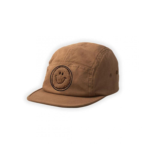 Littlefashionaddict - Sproet & Sprout - AW22 - Cap Smiley - kleur: Lion (bruin) - Voor jongens - Jongensmode - Vanaf 4 tot 10 jaar in stock en verkrijgbaar bij Little Fashion Addict