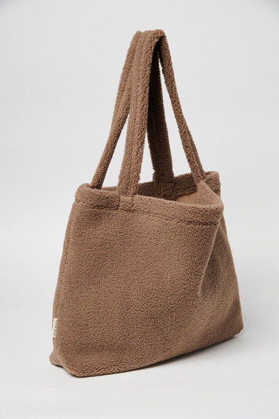 Little Fashion Addict - Studio Noos -  Brown Chunk Teddy Mom Bag