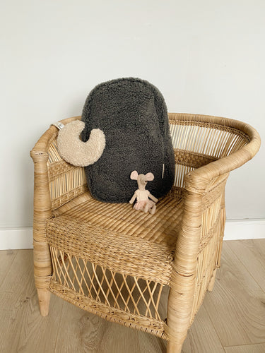Studio Noos - Mini Teddy Rugzak voor kleuters en peuters uit de Teddy Collectie - Kleur: Donkergrijs - Verkrijgbaar bij Little Fashion Addict