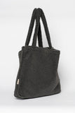 Little Fashion Addict - Studio Noos - Dark Grey Teddy Mom Bag - Verkrijgbaar bij Littlefashionaddict.com