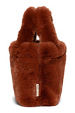 Little Fashion Addict - Studio Noos - Faux Fur Mini Handbag - Kleur: Cacao - Verkrijgbaar bij Littlefashionaddict.com