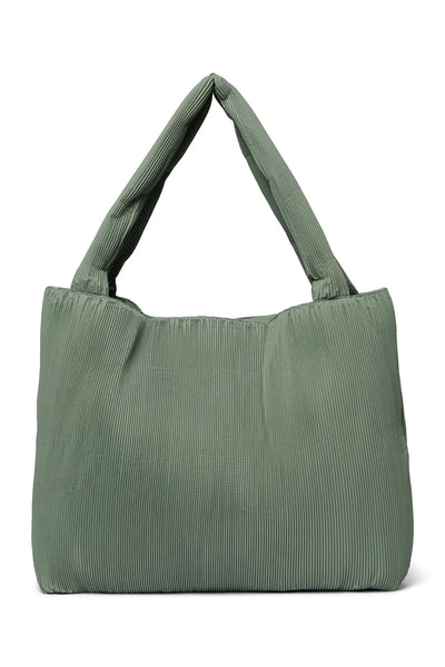 Little Fashion Addict - Studio Noos - Green Wrinkle Mom Bag - Verkrijgbaar bij Littlefashionaddict.com