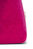 Little Fashion Addict - Studio Noos - Fuchsia Rib Mom Bag - Fuschia tas voor mama in het ribfluweel - verkrijgbaar bij Littlefashionaddict.com
