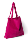 Little Fashion Addict - Studio Noos - Fuchsia Rib Mom Bag - Fuschia tas voor mama in het ribfluweel - verkrijgbaar bij Littlefashionaddict.com