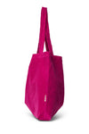 Little Fashion Addict - Studio Noos - Fuchsia Rib Mom Bag - Fuschia tas voor mama in het ribfluweel - verkrijgbaar bij Littlefashionaddict.com