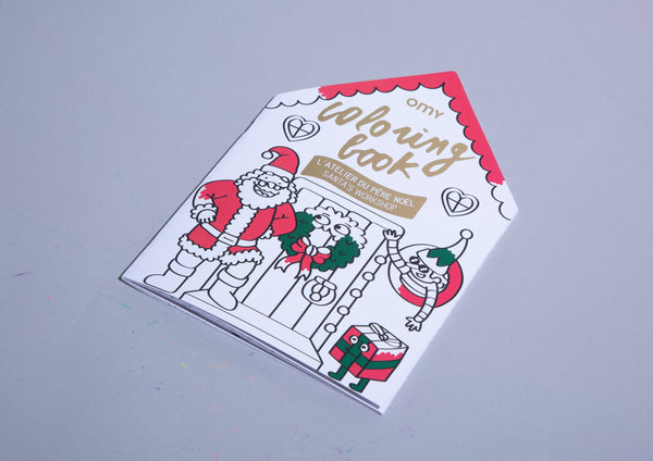 Omy - Kleurboek: Santa's Workshop - Verkrijgbaar bij littlefashionaddict.com